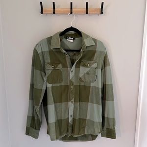The Hundreds Plaid Longsleeve Button Up | Large